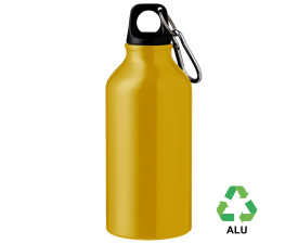 Пляшка з переробленого алюмінію 'Erich' 400 мл (Жовтий)