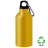 Пляшка з переробленого алюмінію 'Erich' 400 мл (Жовтий)