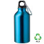 Пляшка з переробленого алюмінію 'Erich' 400 мл (Блакитний)