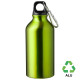 Пляшка з переробленого алюмінію 'Erich' 400 мл (Світло-зелений) Пляшка з переробленого алюмінію 'Erich' 400 мл (Світло-зелений)