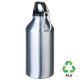 Пляшка з переробленого алюмінію 'Erich' 400 мл (Срібний) Пляшка з переробленого алюмінію 'Erich' 400 мл (Срібний)