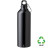 Пляшка з переробленого алюмінію 'Gerda' 750 мл (Чорний)