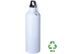 Пляшка з переробленого алюмінію 'Gerda' 750 мл (Білий)
