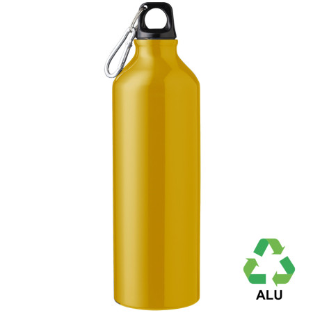 Пляшка з переробленого алюмінію 'Gerda' 750 мл (Жовтий)