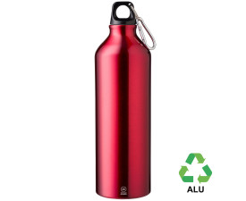 Пляшка з переробленого алюмінію 'Gerda' 750 мл (Червоний)