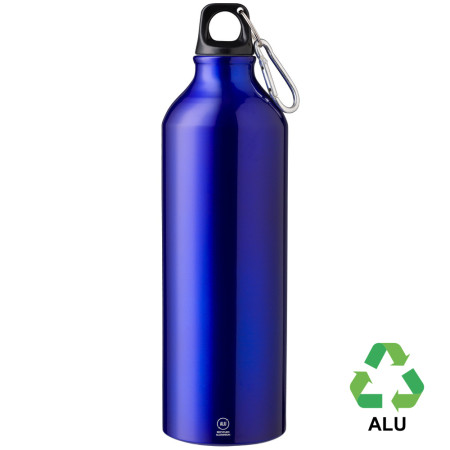 Пляшка з переробленого алюмінію 'Gerda' 750 мл (Синій)
