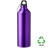Пляшка з переробленого алюмінію 'Gerda' 750 мл (Фіолетовий)