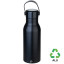 Пляшка з переробленого алюмінію 'Jakob' 700 мл (Чорний)