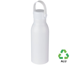 Пляшка з переробленого алюмінію 'Jakob' 700 мл (Білий)