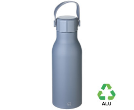 Пляшка з переробленого алюмінію 'Jakob' 700 мл (Сірий)