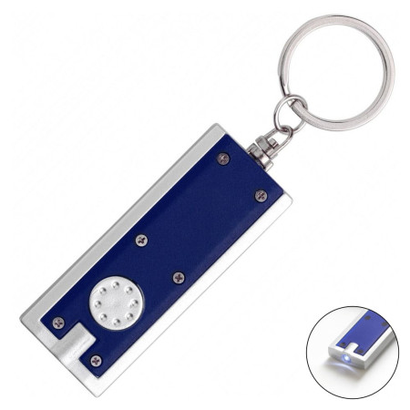 Брелок-ліхтарик пластиковий 'Mitchell' 1 LED (Синій)