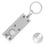 Брелок-ліхтарик пластиковий 'Mitchell' 1 LED (Срібний)