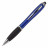 Ручка-стилус пластикова 'Lana' поворотна чорне чорнило (Синій)