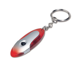 Брелок-ліхтарик металевий (Червоний)