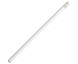 Олівець простий 'Pedro' незаточений (Білий) Олівець простий 'Pedro' незаточений (Білий)