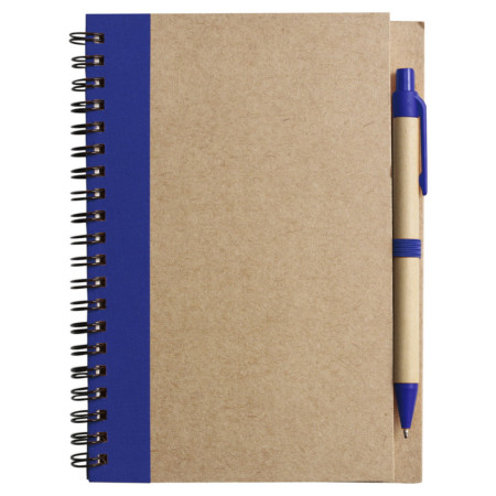 ЕКО блокнот 'Stella' + ручка (Темно-синій)