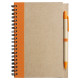 ЕКО блокнот 'Stella' + ручка (Помаранчевий)