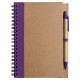ЕКО блокнот 'Stella' + ручка (Фіолетовий)