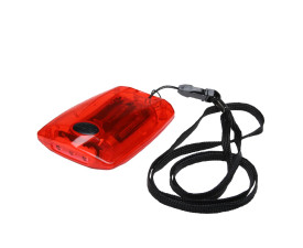 Ліхтарик пластиковий 3 LED (Червоний)