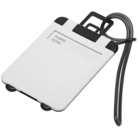 Бирка для багажу пластикова 'Jenson' (Білий)