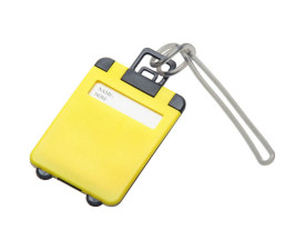 Бирка для багажу пластикова 'Jenson' (Жовтий)