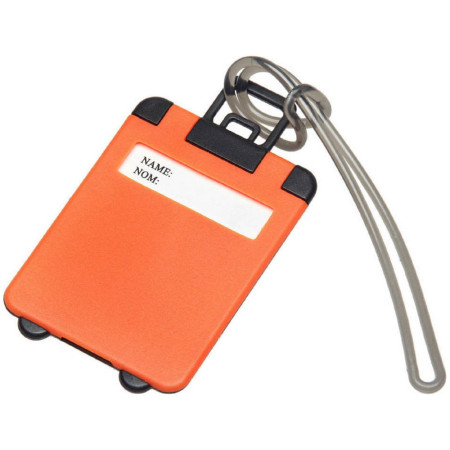 Бирка для багажу пластикова 'Jenson' (Помаранчевий)