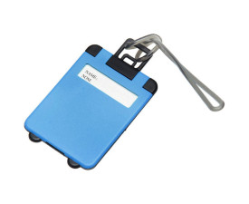 Бирка для багажу пластикова 'Jenson' (Блакитний)