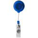 Тримач-рулетка для бейджа 'Eric' пластиковий (Синій)