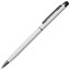 Ручка-стилус алюмінієва 'Irina' поворотна (Білий)