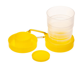 Склянка складана пластикова 'Dolly' 220 мл (Жовтий) Склянка складана пластикова 'Dolly' 220 мл (Жовтий)