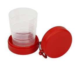 Склянка складана пластикова 'Dolly' 220 мл (Червоний) Склянка складана пластикова 'Dolly' 220 мл (Червоний)