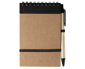 ЕКО блокнот 'Emory' А6 + ручка (Чорний)