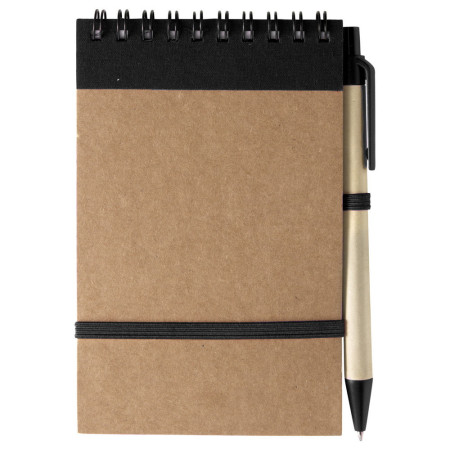 ЕКО блокнот 'Emory' А6 + ручка (Чорний) ЕКО блокнот 'Emory' А6 + ручка (Чорний)