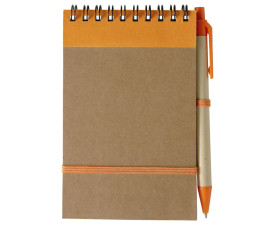 ЕКО блокнот 'Emory' А6 + ручка (Помаранчевий)