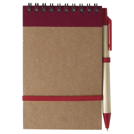 ЕКО блокнот 'Emory' А6 + ручка (Червоний) ЕКО блокнот 'Emory' А6 + ручка (Червоний)