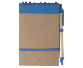 ЕКО блокнот 'Emory' А6 + ручка (Синій)