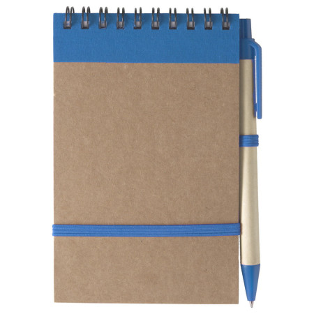 ЕКО блокнот 'Emory' А6 + ручка (Синій)