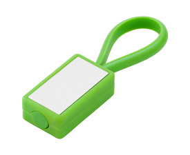 Брелок 'Loop' пластик + метал (Світло-зелений)