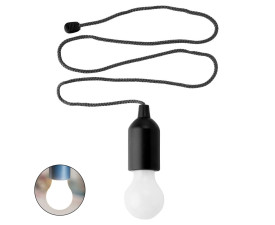 Світильник 'Kirby' LED (1 Вт) на шнурку (Чорний)