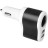 Автомобільний зарядний пристрій 2 порти USB 2.0 + розгалужувач (Чорний)