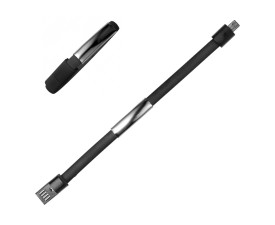 USB-браслет силіконовий 'Tiago' (Чорний)