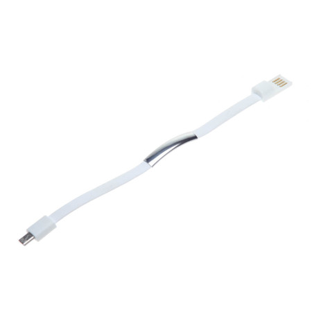 USB-браслет силіконовий 'Tiago' (Білий)