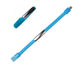 USB-браслет силіконовий 'Tiago' (Блакитний)