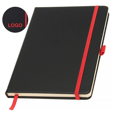 Записна книжка 'Charlene' А5 кольорове гравіювання (Червоний)