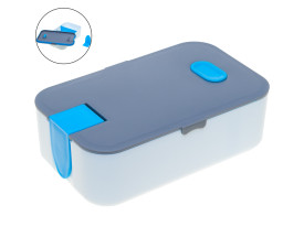 Ланч-бокс з перегородкою 'Veronica' 850 мл (Блакитний)