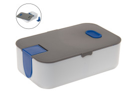 Ланч-бокс з перегородкою 'Veronica' 850 мл (Синій)