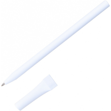 ЕКО ручка картонна 'Madalena' з ковпачком (Білий)