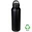 Пляшка з переробленого алюмінію 'Rory' 800 мл (Чорний)