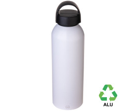 Пляшка з переробленого алюмінію 'Rory' 800 мл (Білий)
