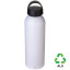 Пляшка з переробленого алюмінію 'Rory' 800 мл (Білий)